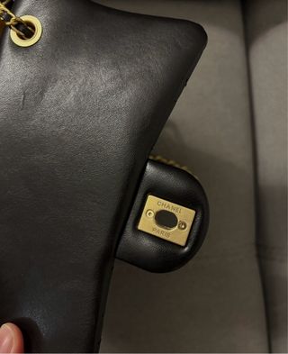 Borsa Chanel Pelle Nera e Oro