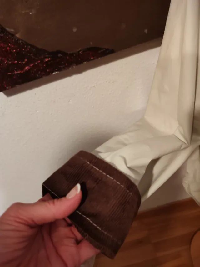 Gabardina fina impermeable beige Talla L