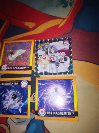 Cromos Pokémon Antiguos Varios