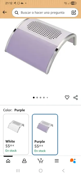 Aspirador de uñas profesional nuevo a estrenar