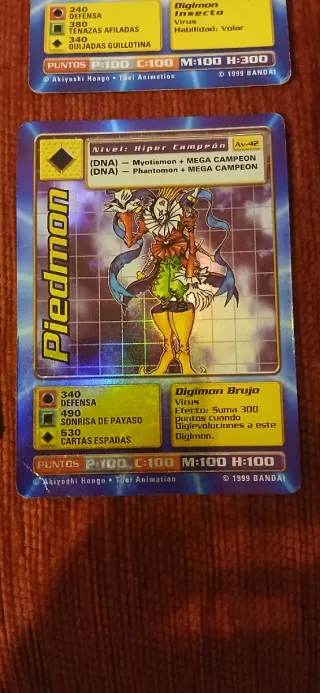 Cartas Digimon Colección