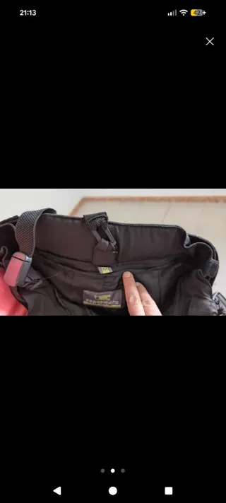 Traje de moto cordura talla M