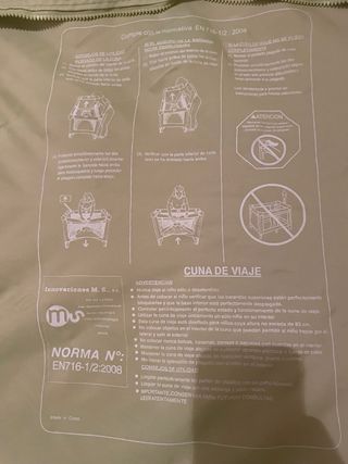 Cama de viaje Ducky para bebé