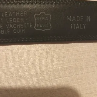 Cinture in vera pelle - 2 pezzi