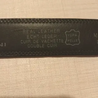 Cinture in vera pelle - 2 pezzi