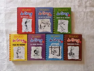 Colección Diario de Greg 1 al 7. Muy buen estado