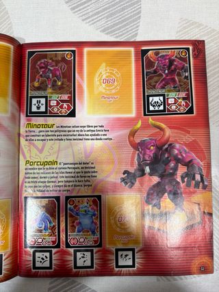 Invizimals Evolution Álbum Cromos