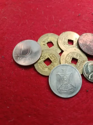 Lote monedas extranjeras