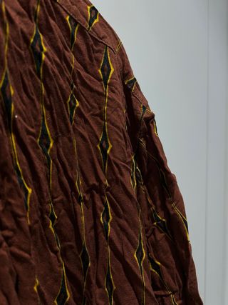 Camisa Vintage Marrón y Amarilla