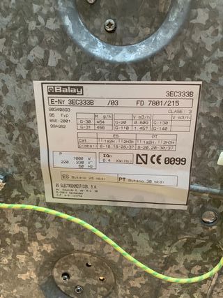 Placa de gas Balay 4 fuegos