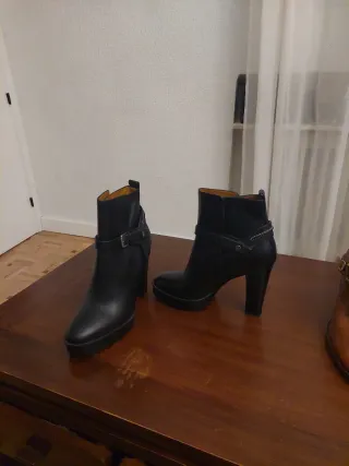 Botines Polo Ralph Lauren Negros Talla X