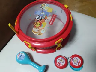 Set Batería y Maracas Fisher-Price Bebé