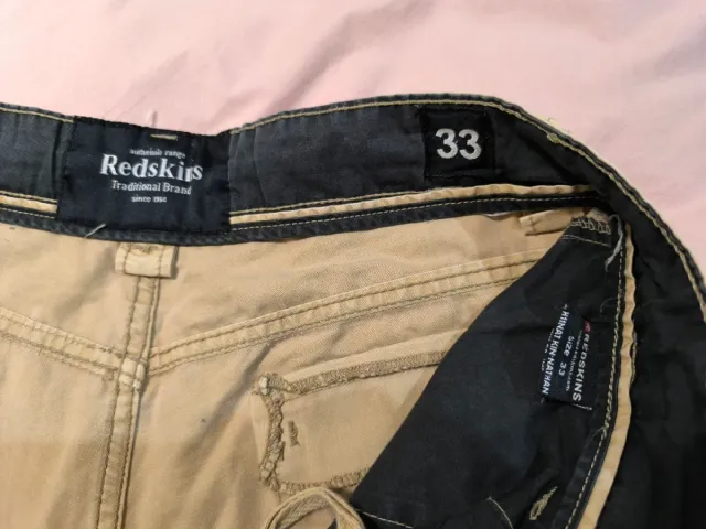 Pantalón Cargo Redskins Talla 33 Beige