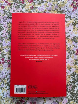 El teorema Katherine - John Green