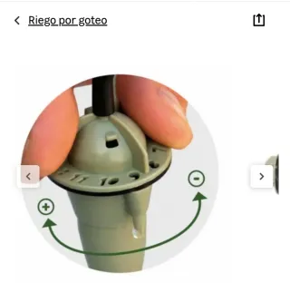 Kit riego gota a gota plantas