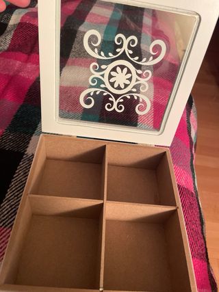 Scatola porta te' e tisane in legno