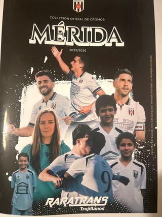 Cromos AD Mérida 2025/2026