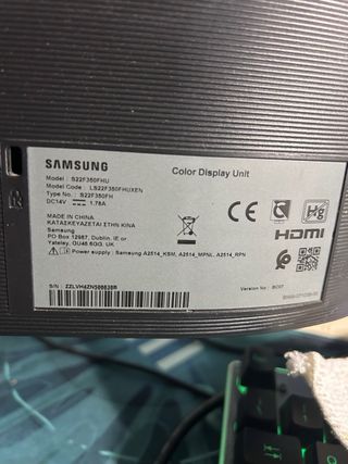 Monitor Samsung S22F350FHU