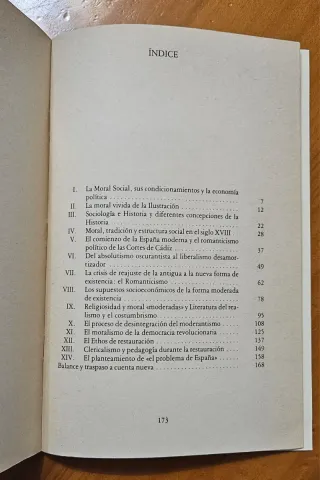 MORAL Y SOCIEDAD. LA MORAL ESPAÑOLA EN EL S. XI...