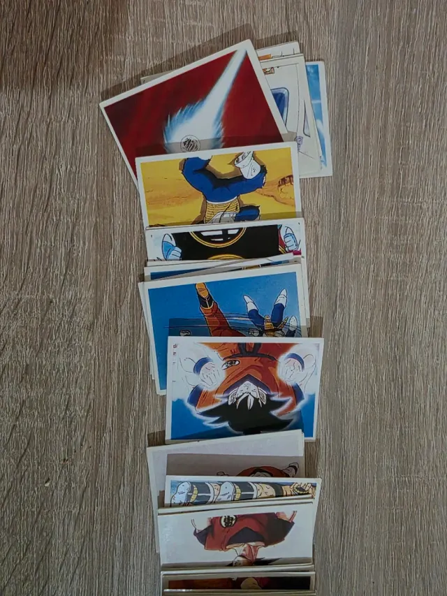 Lote 161 cromos Dragon Ball