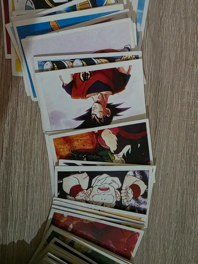 Lote 161 cromos Dragon Ball