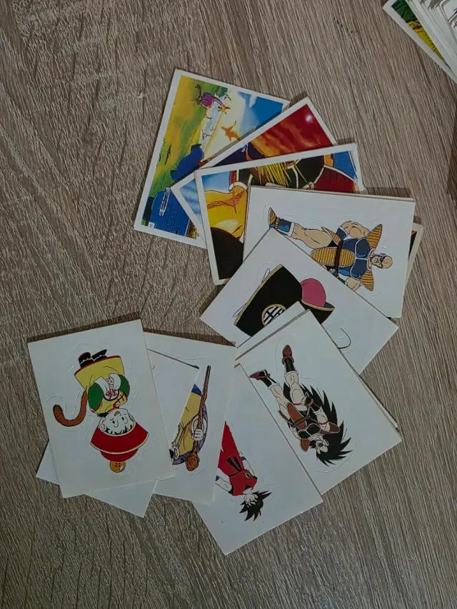 Lote 161 cromos Dragon Ball