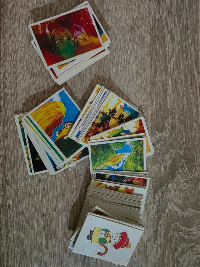 Lote 161 cromos Dragon Ball