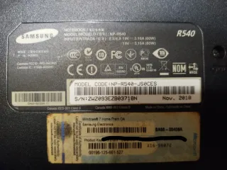 Portatil Samsung R540-JA04UK