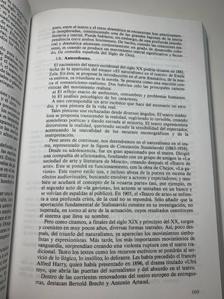 Libro Literatura Española Contemporánea