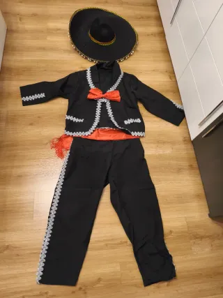 Disfraz Mexicano Mejicano Niño Talla S