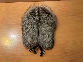 Collo in volpe argentata