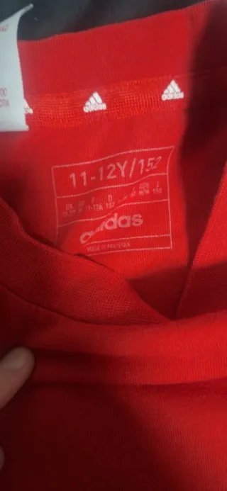 Camiseta Adidas Roja Talla M