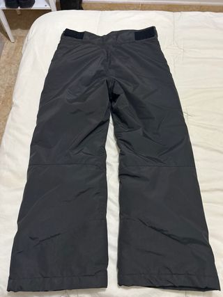 Pantalón de esquí infantil negro talla 10 años
