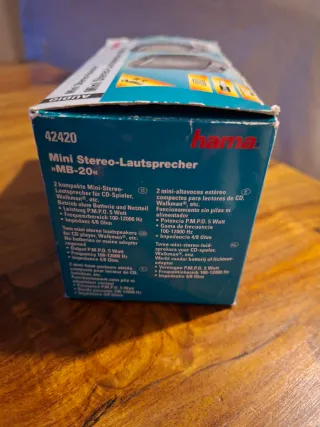 Altavoces Hama Mini MB-20