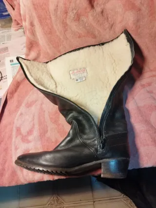 Stivali Alpaca Lana Vergine Neri