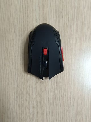 Ratón Inalámbrico Gaming Negro y Rojo