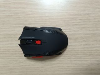 Ratón Inalámbrico Gaming Negro y Rojo