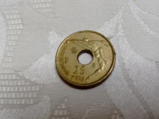 Moneta Spagna 25 Pesetas Barcellona 1992