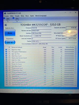 Lote de 2 Discos HDD- HGST 750GB + Toshiba 320GB