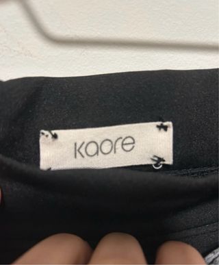 Falda Midi Negra con Cinturón Talla M