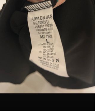 Falda Midi Negra con Cinturón Talla M