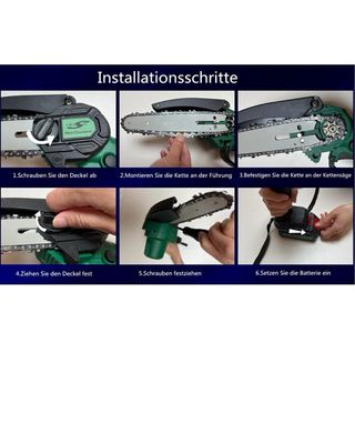 Mini motosierra YMISII 4 y 6 con batería