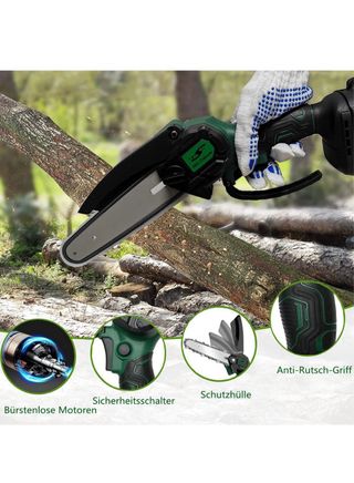 Mini motosierra YMISII 4 y 6 con batería