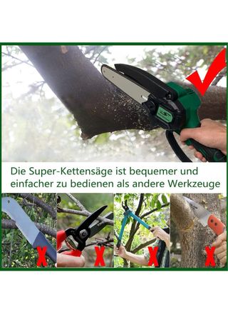 Mini motosierra YMISII 4 y 6 con batería