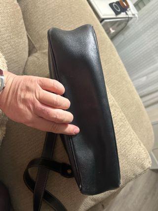 Bolso Loewe bandolera negro clásico vintage 30x20