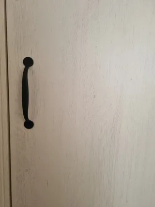 Armario 3 puertas blanco con espejo