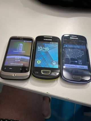 Lote 3 Móviles HTC y Samsung