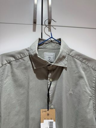 Camisa Scalpers Verde caqui Talla 39