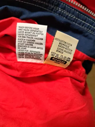 Cazadora Roja y Azul Talla 42