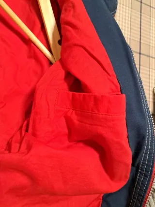 Cazadora Roja y Azul Talla 42